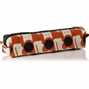 NWOT Orla Kiely Poppy Cat Pencil Case Presimmon
